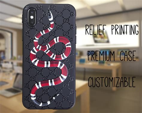 gucci iphone snake case